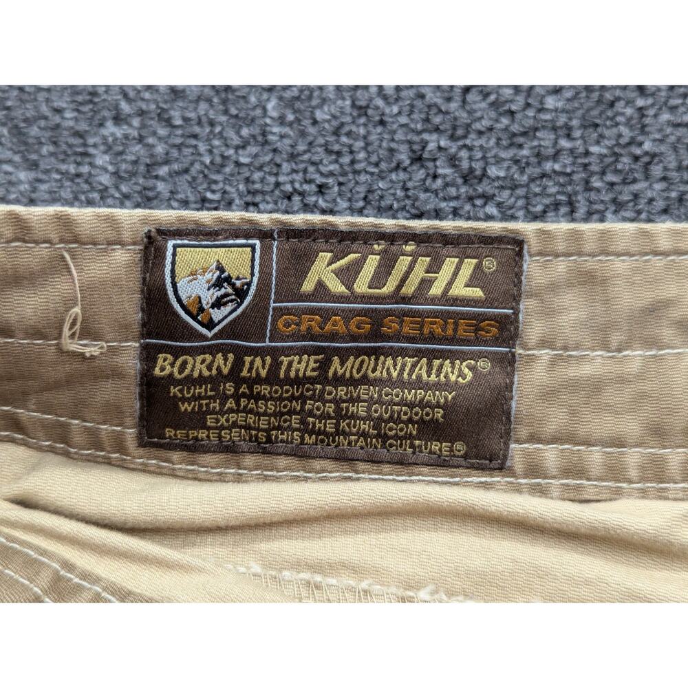 Kuhl Pants Mens 32 x 32 Crag Series Camp Brown Outdoor Hiking Trail Rugged - Picture 8 of 12